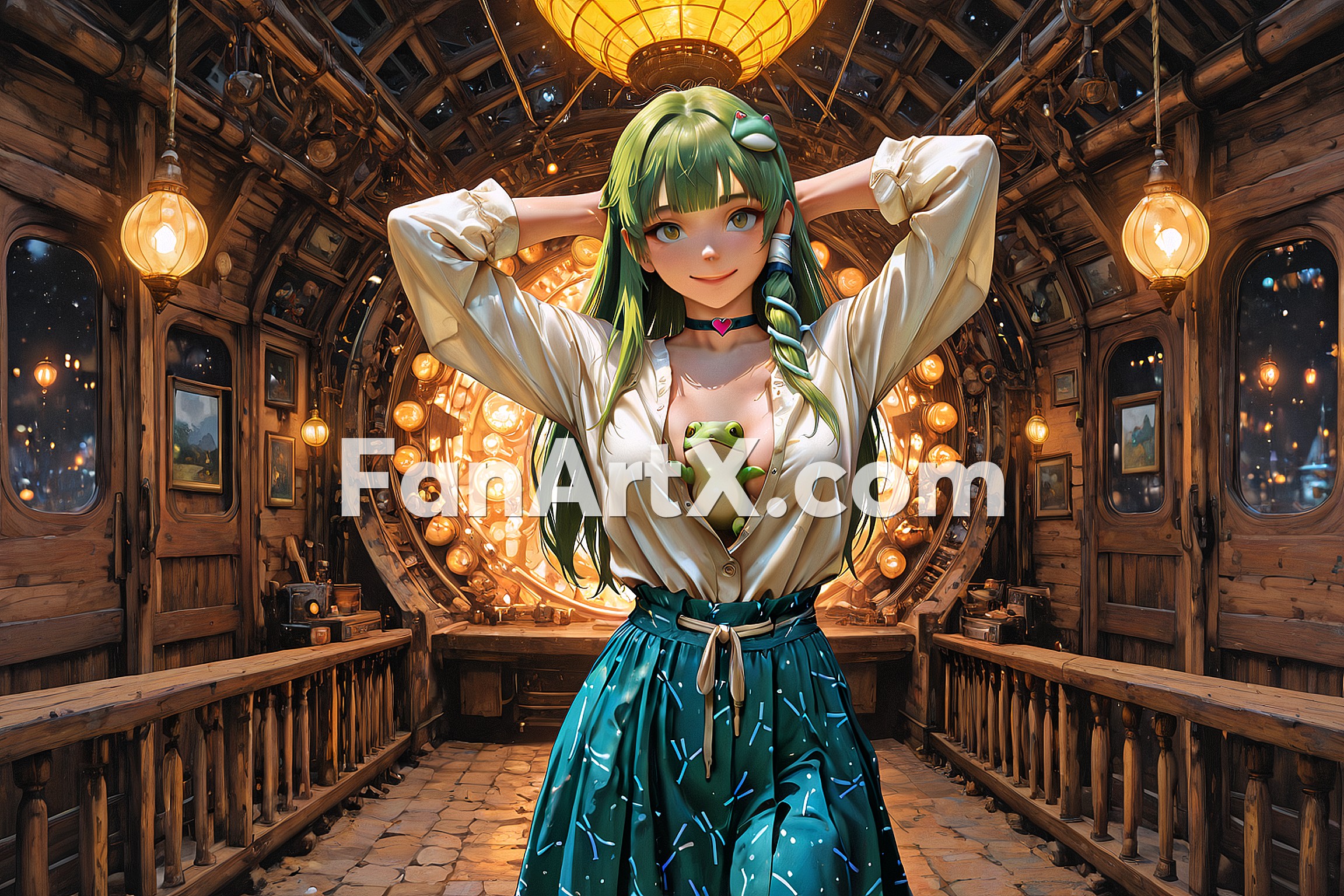 Kochiya Sanae Touhou project Fanart 1938525